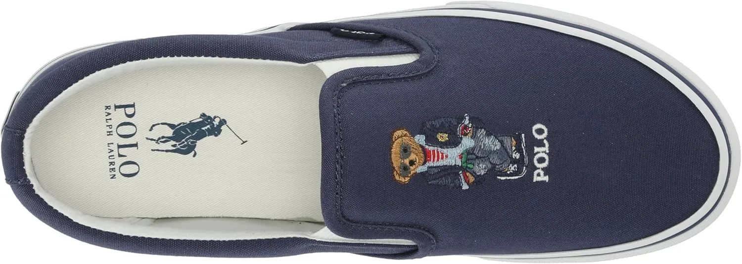 Polo Ralph Lauren Men's Keaton Patchwork Madras Slip-on Sneaker