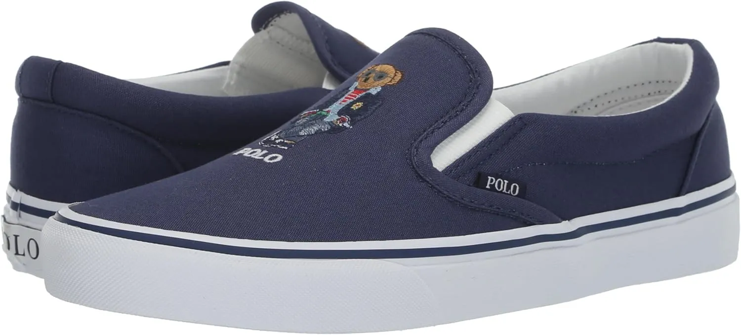 Polo Ralph Lauren Men's Keaton Patchwork Madras Slip-on Sneaker