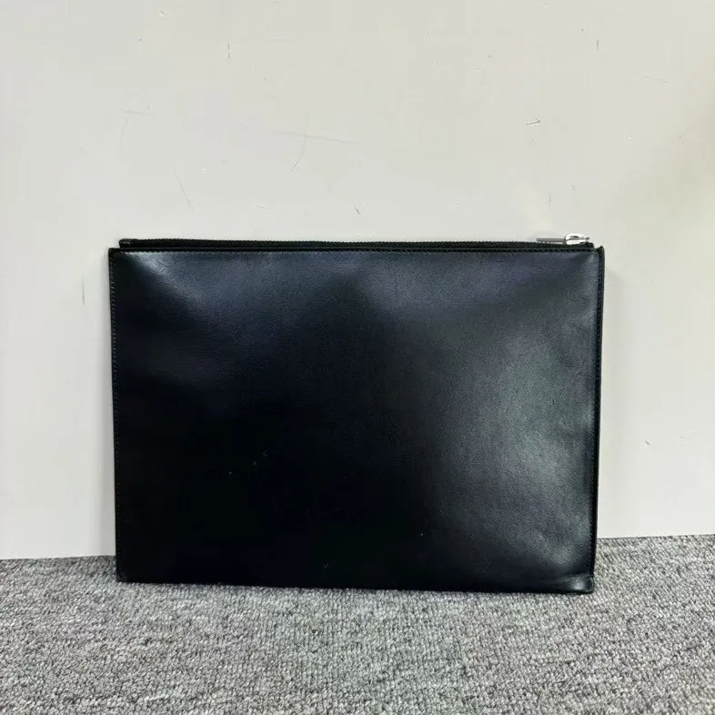 Preloved YSL Saint Laurent Black Leather Clutch