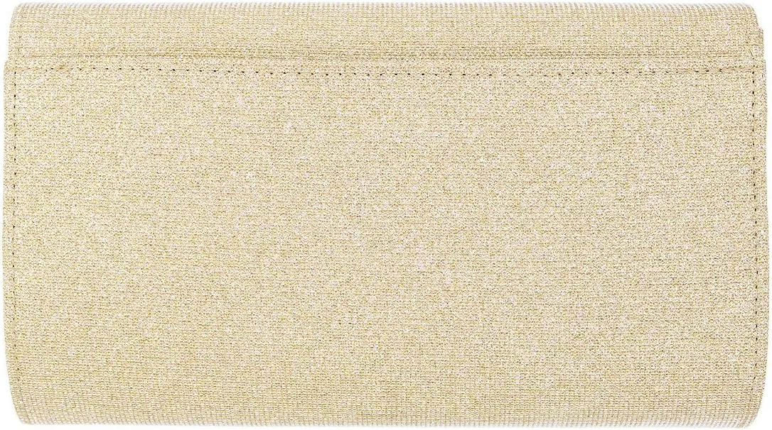 Premium Glitter Mesh Clutch Evening Bag Handbag