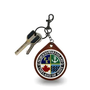PRINCE EDWARD ISLAND PATCH EMBROIDERED KEYCHAIN