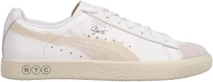 Puma Mens Clyde NYC X EB Lace Up Sneakers Shoes Casual - White - Size 10 M