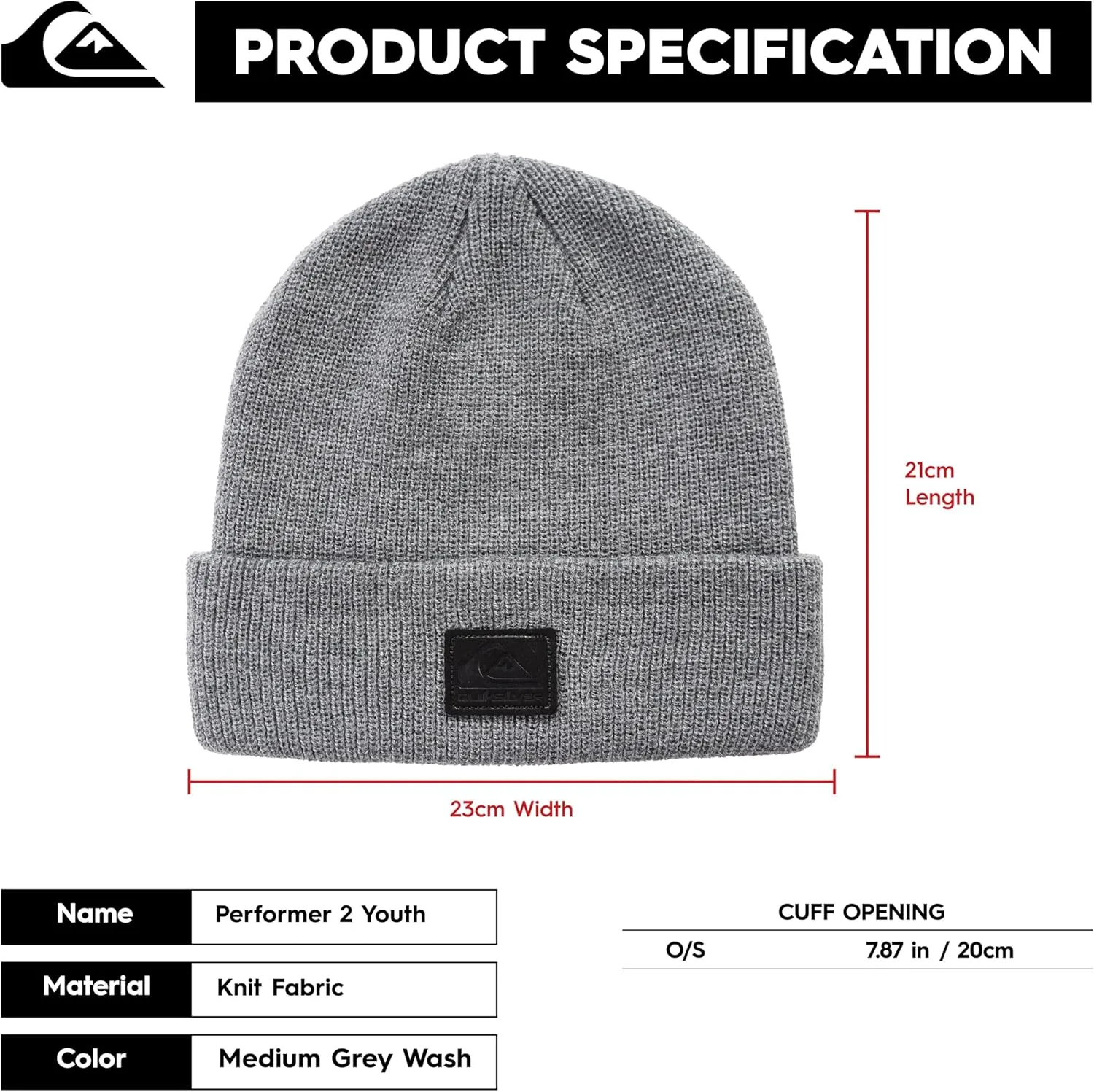Quiksilver Boys' Performer 2 Youth Beanie