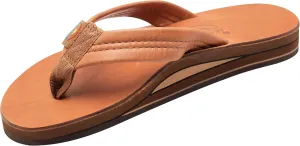 Rainbow Sandals Ladies Luxury Leather - Double Layer Arch Support with 1" Strap