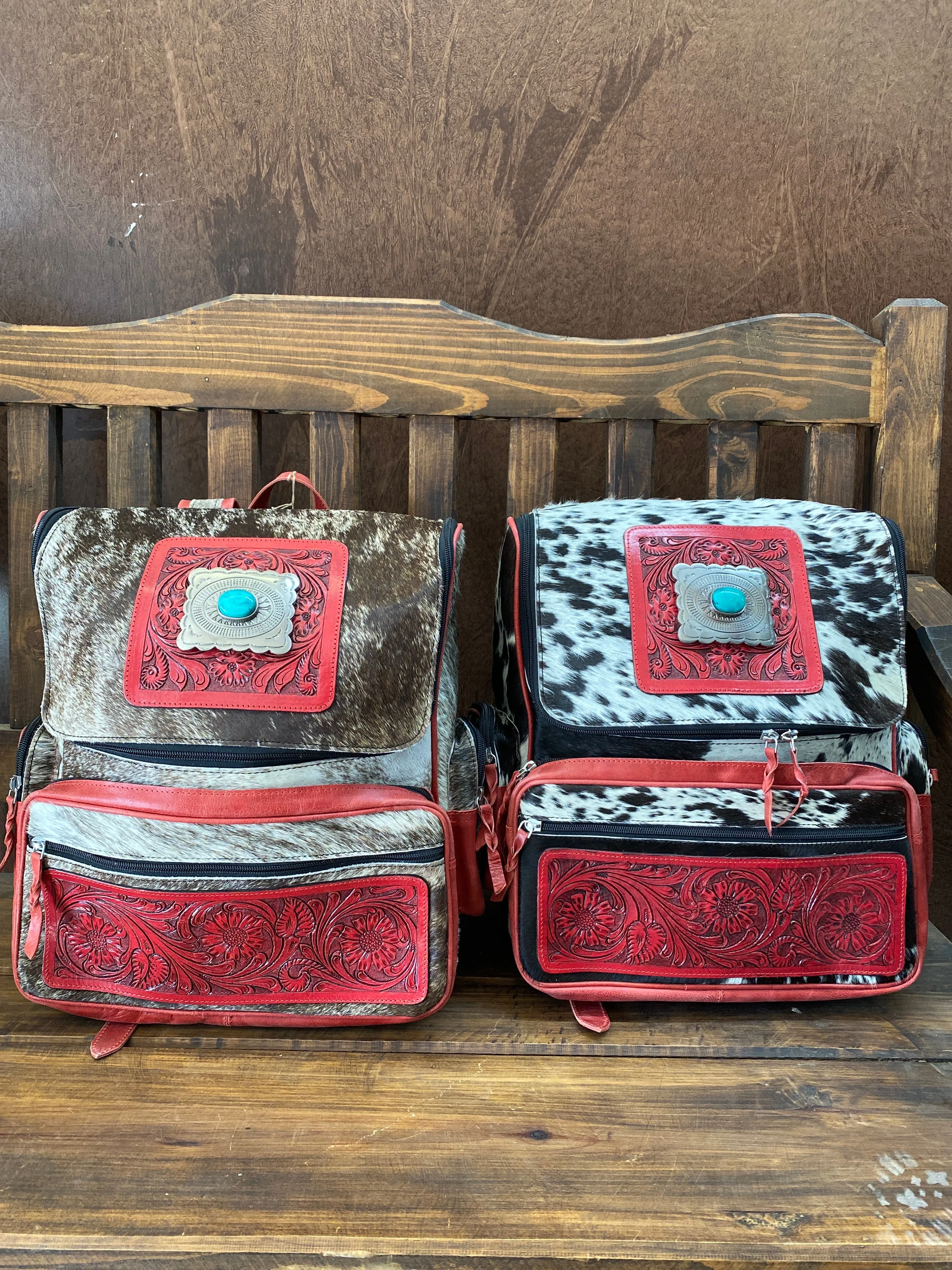 Red Buckle Backpack