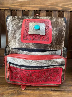 Red Buckle Backpack