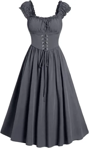 Renaissance Dress Women Victorian Medieval Costume Empire Waist Irish Fairy Dress Retro Ren Faire Costume