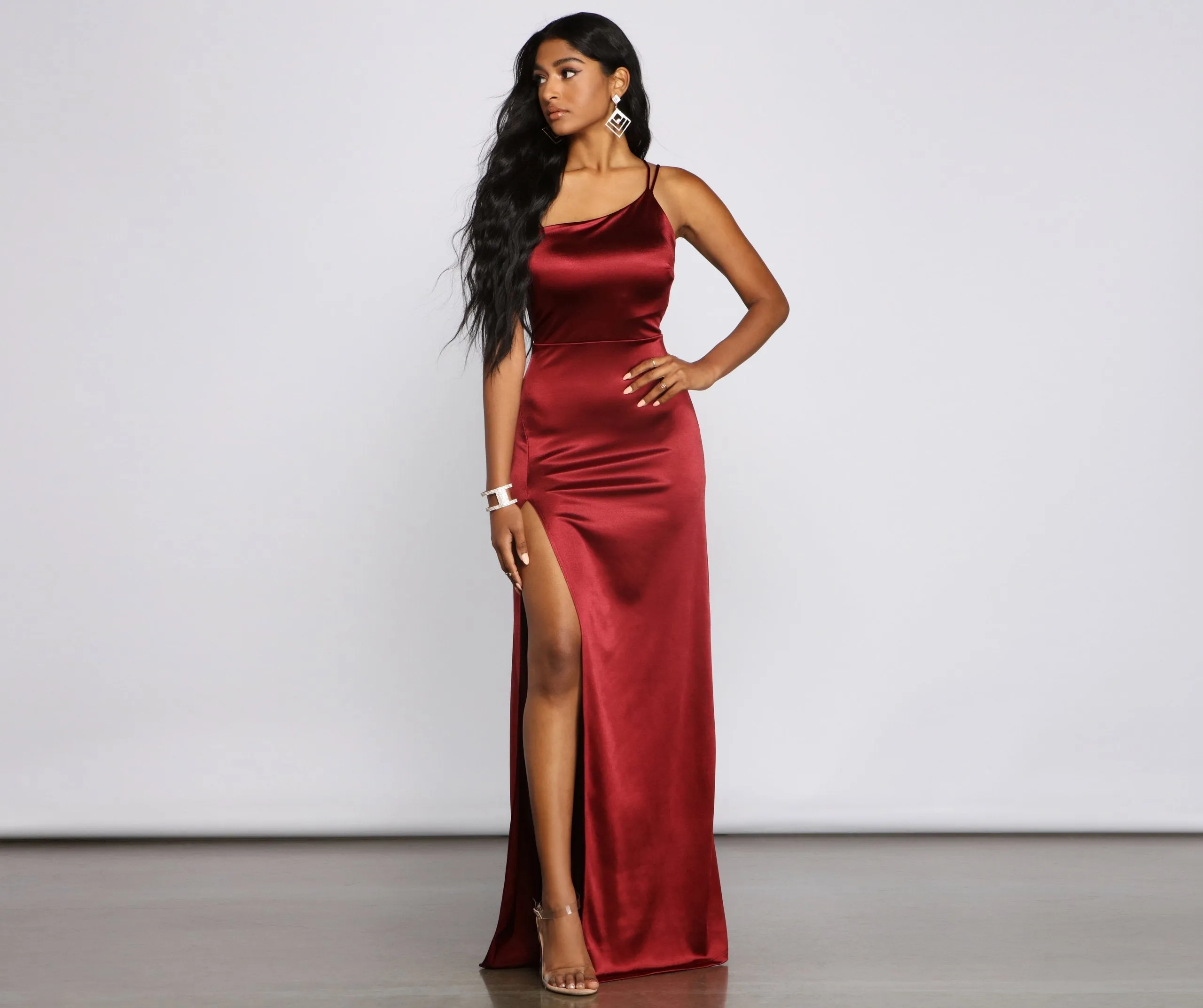 Rhiannon Elegant Satin Dress
