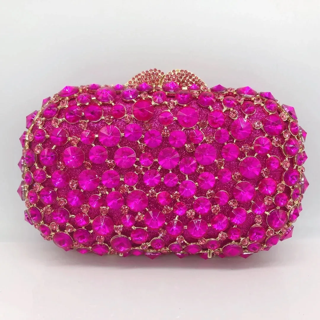 Rhinestone Clutch Bag by Jessica