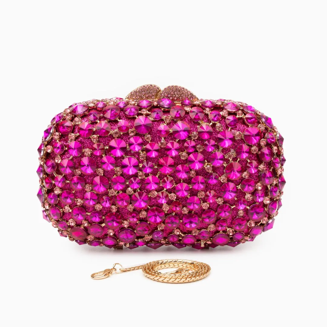 Rhinestone Clutch Bag by Jessica