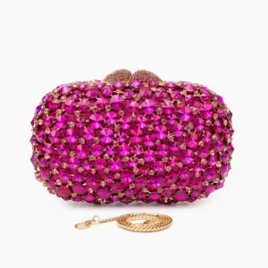 Rhinestone Clutch Bag by Jessica