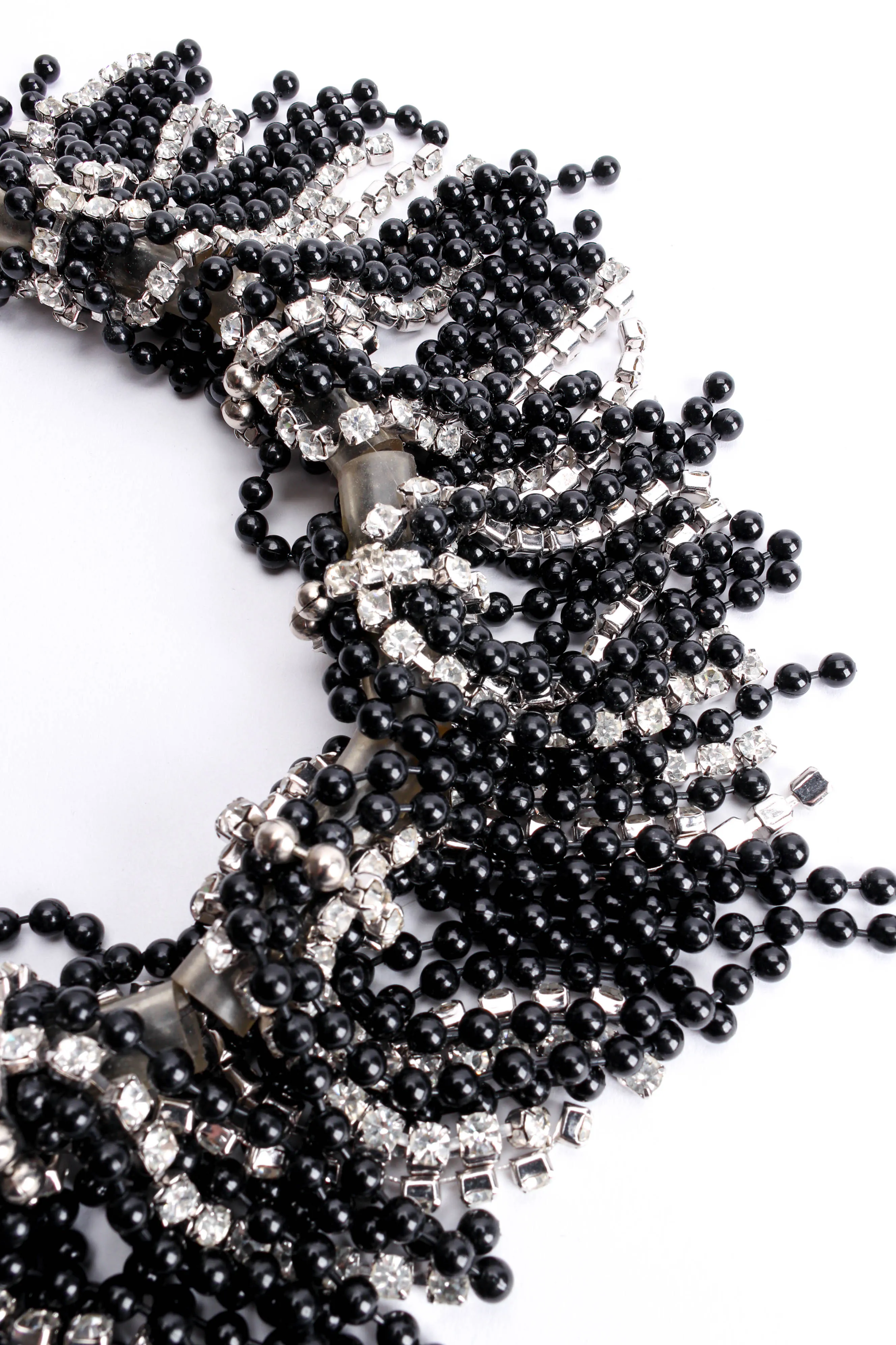Rhinestone Drape Tube Choker