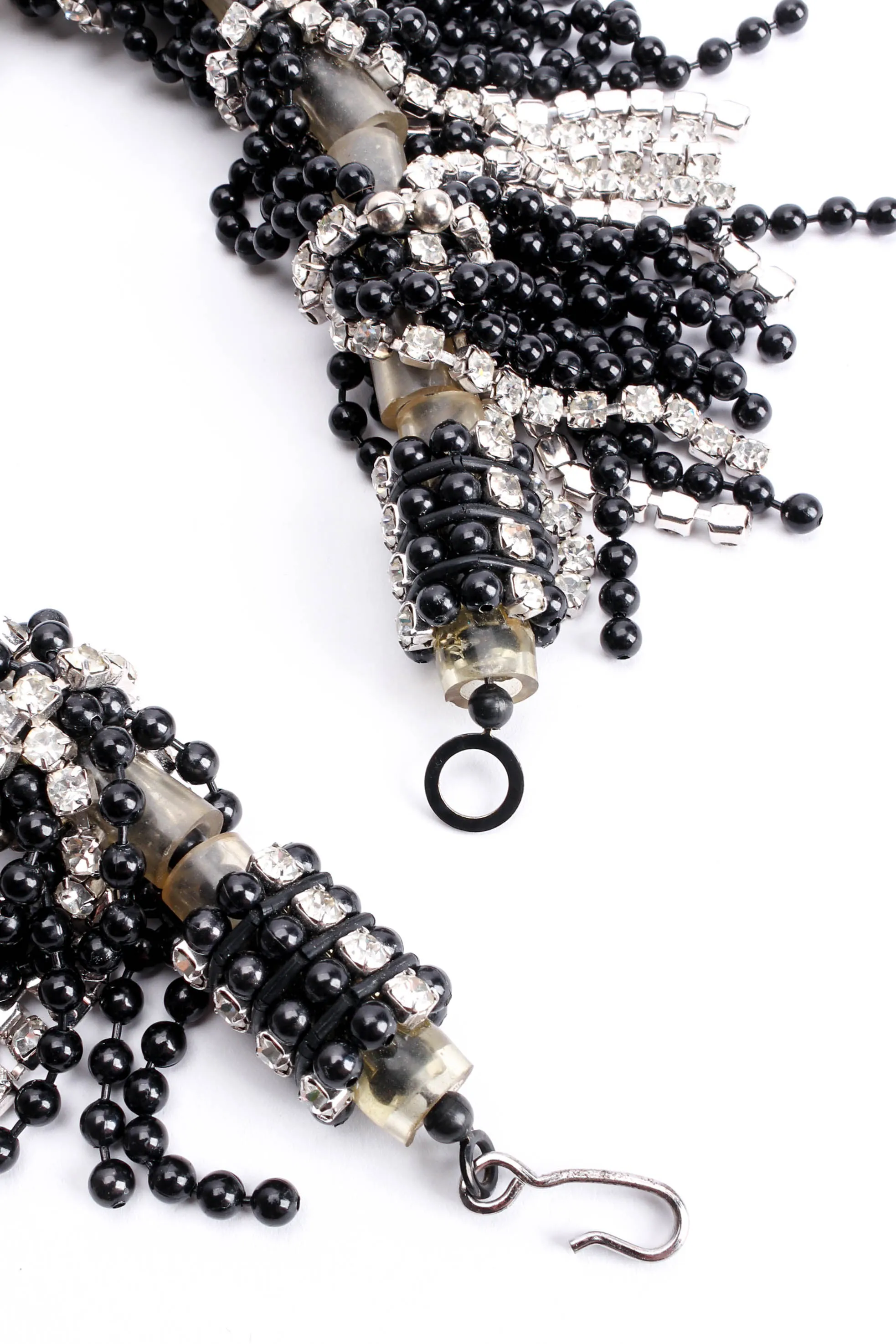 Rhinestone Drape Tube Choker