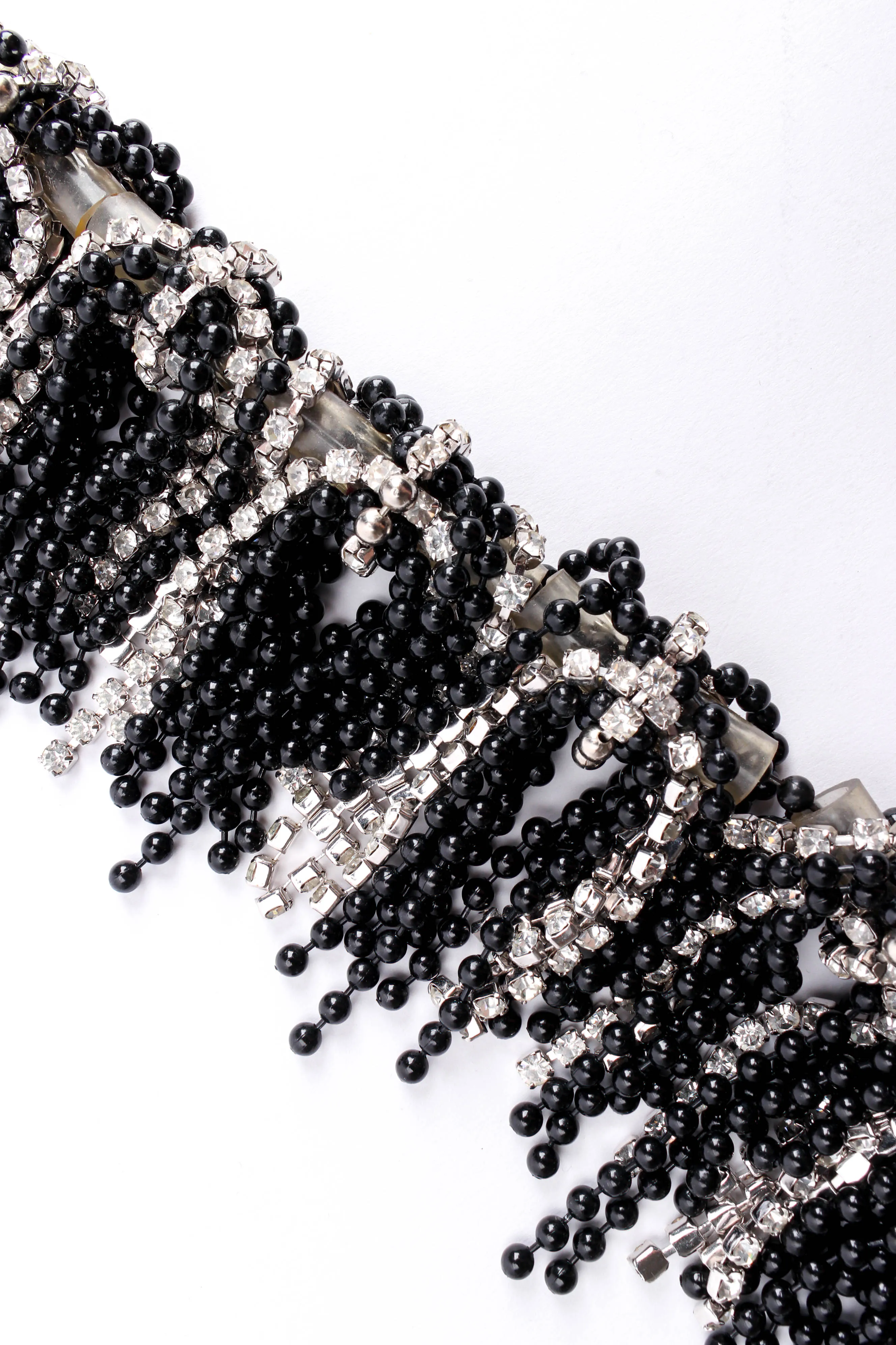 Rhinestone Drape Tube Choker