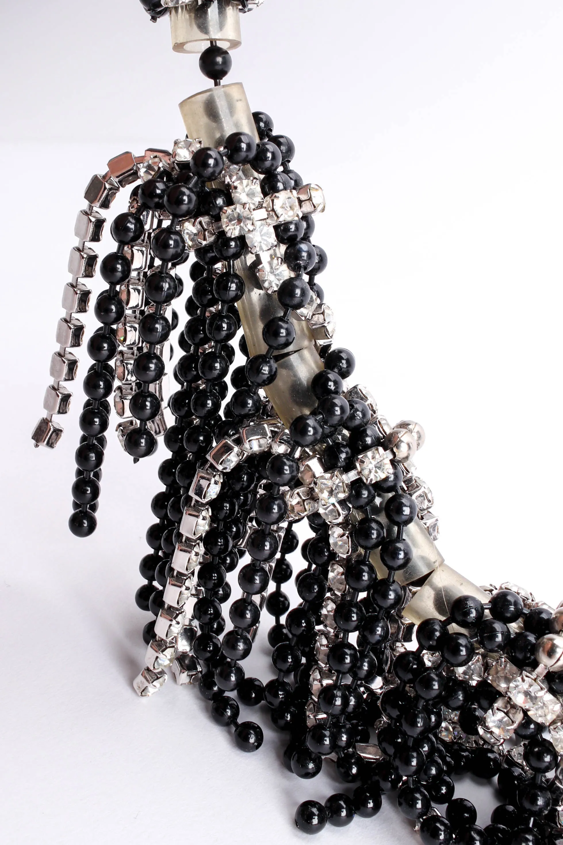 Rhinestone Drape Tube Choker