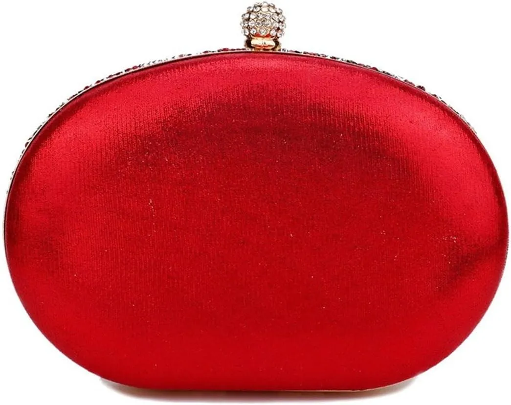 Rhinestone Evening Purses for Women Crystal Diamond Glitter Sparkly Handbag Elegant Shoulder Clutch