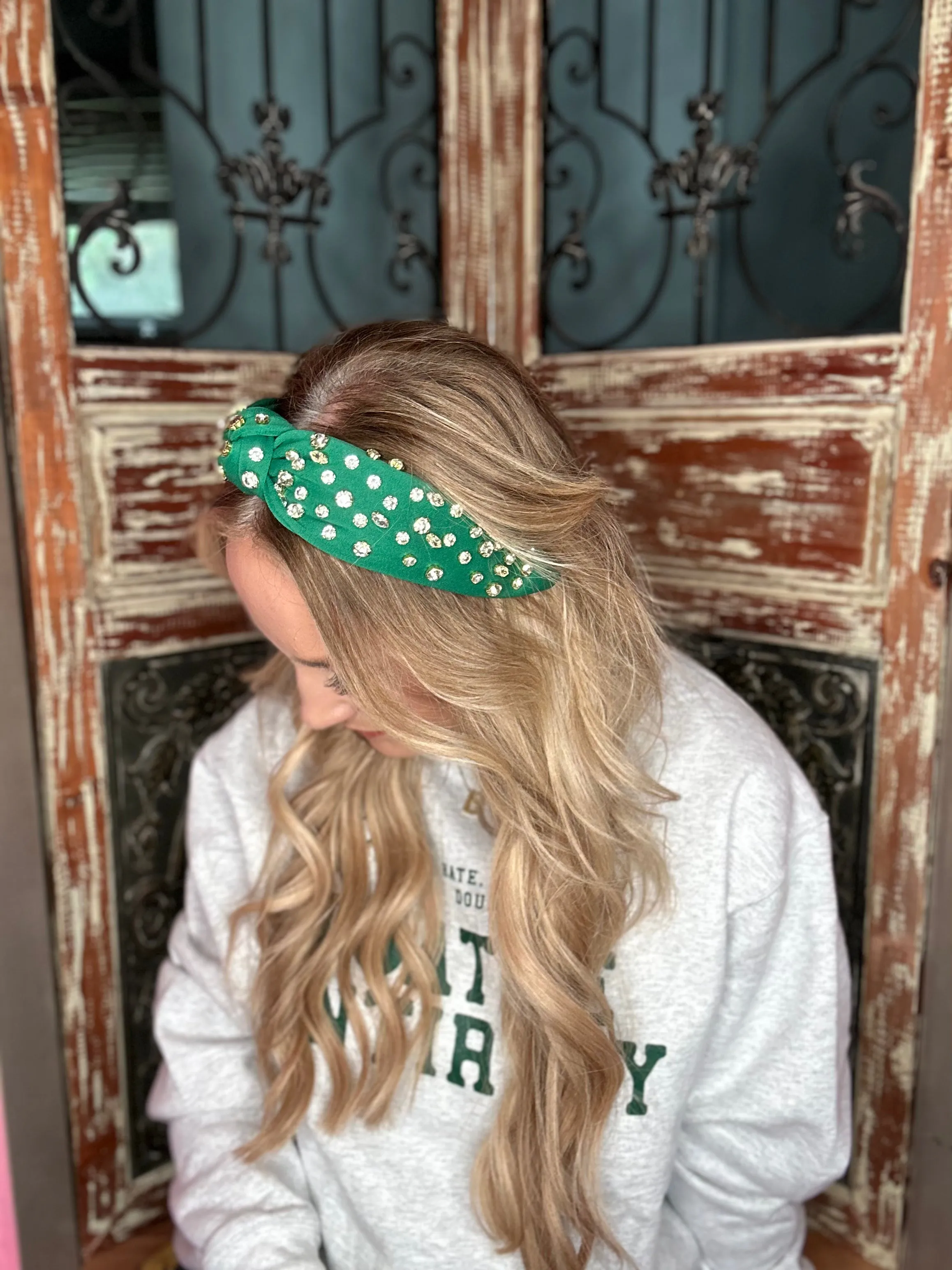Rhinestone Satin Headbands