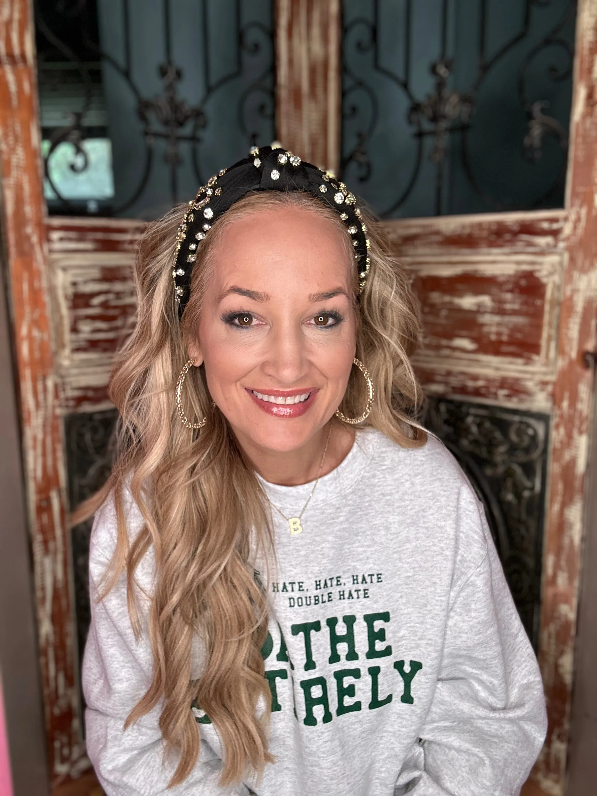 Rhinestone Satin Headbands