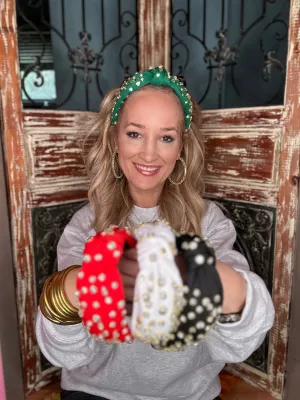 Rhinestone Satin Headbands