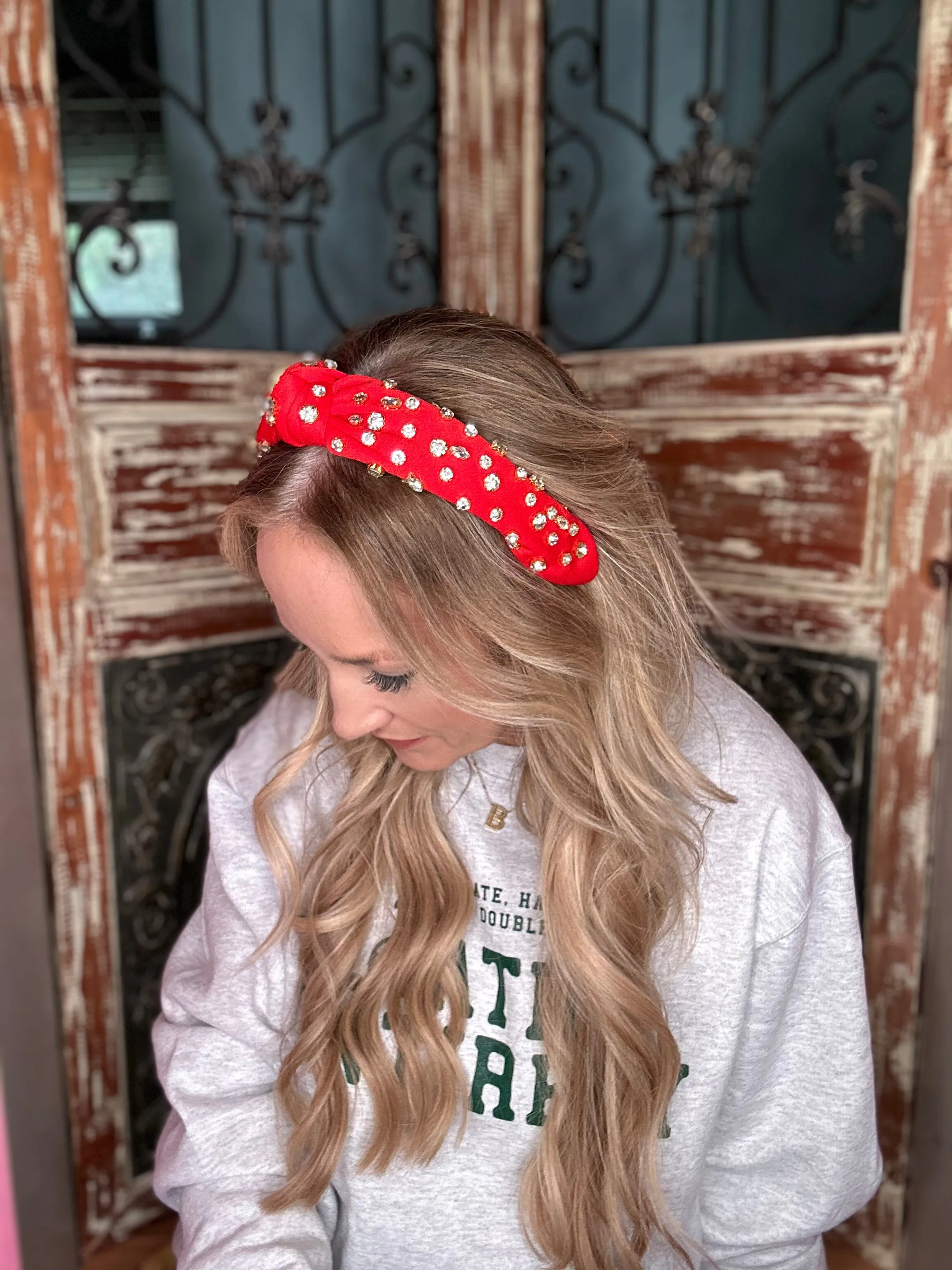 Rhinestone Satin Headbands
