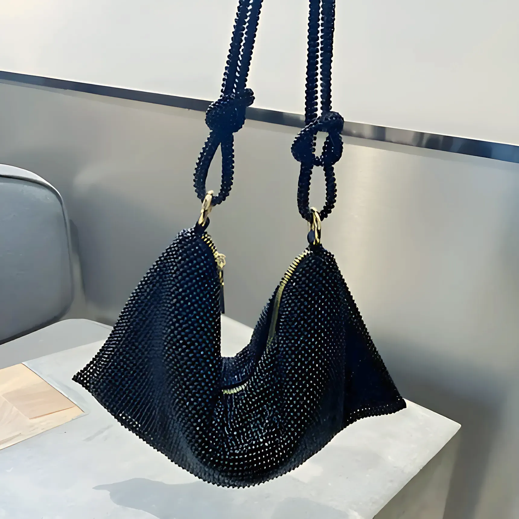 Rhinestones Clutch Bag