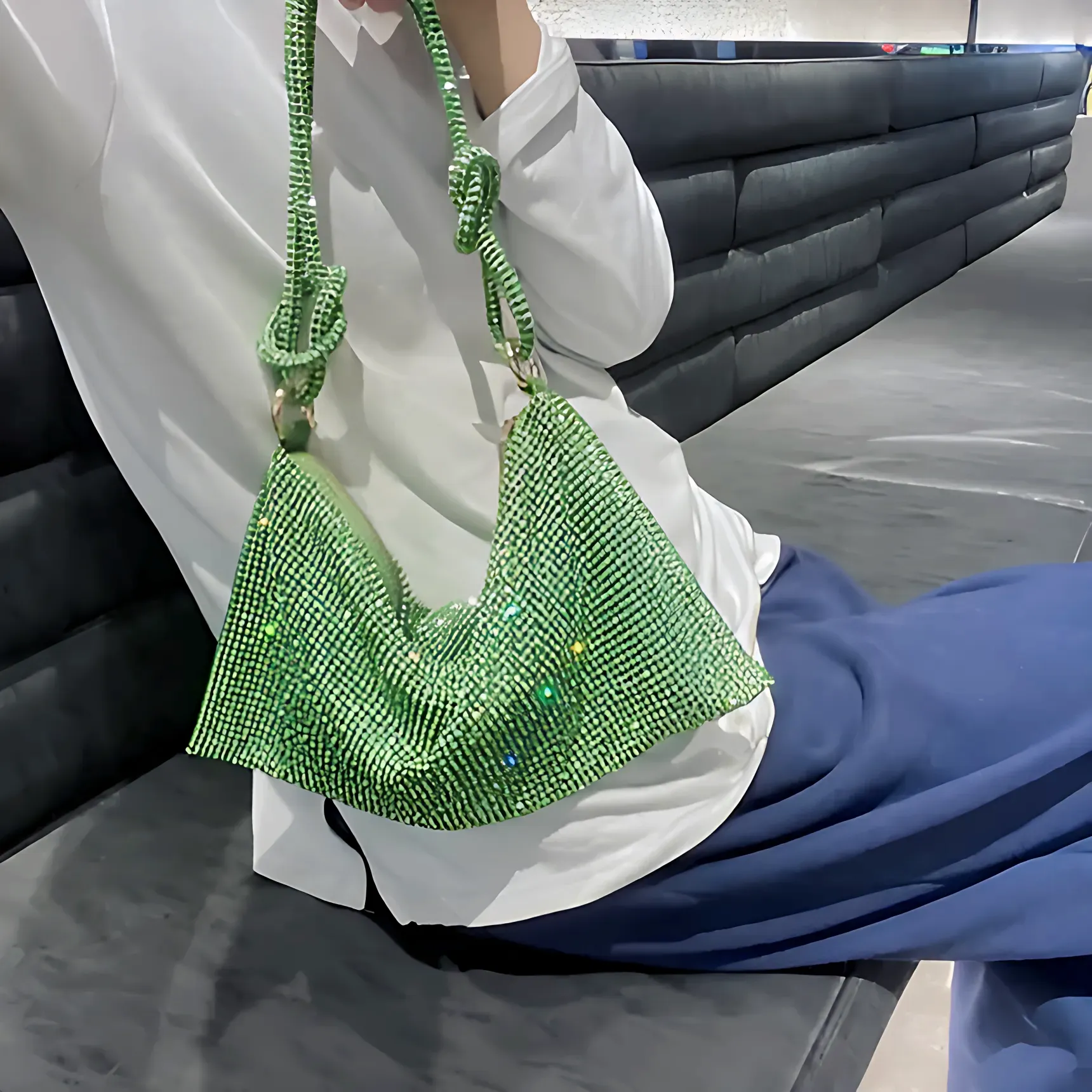 Rhinestones Clutch Bag
