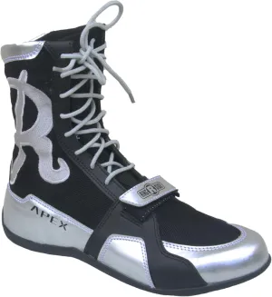 Ringside Apex Elite Boxing Shoes - Synthetic Leather High-Top Ankle Shoes for Men and Women, Boxing, Wrestling, Workout, Training, Competition, (2-13)