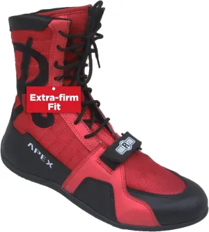 Ringside Apex Elite Boxing Shoes - Synthetic Leather High-Top Ankle Shoes for Men and Women, Boxing, Wrestling, Workout, Training, Competition, (2-13)