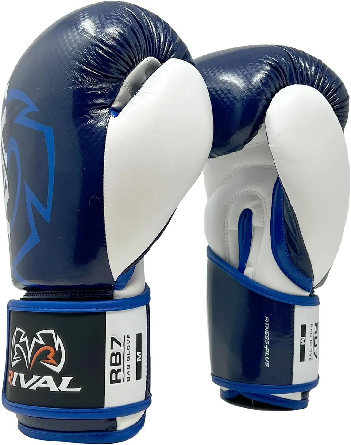 RIVAL Boxing RB7 Fitness Plus Bag Gloves, Ergo Strap System and High-Density Layered Padding for Heavy Bag and Mitt Work
