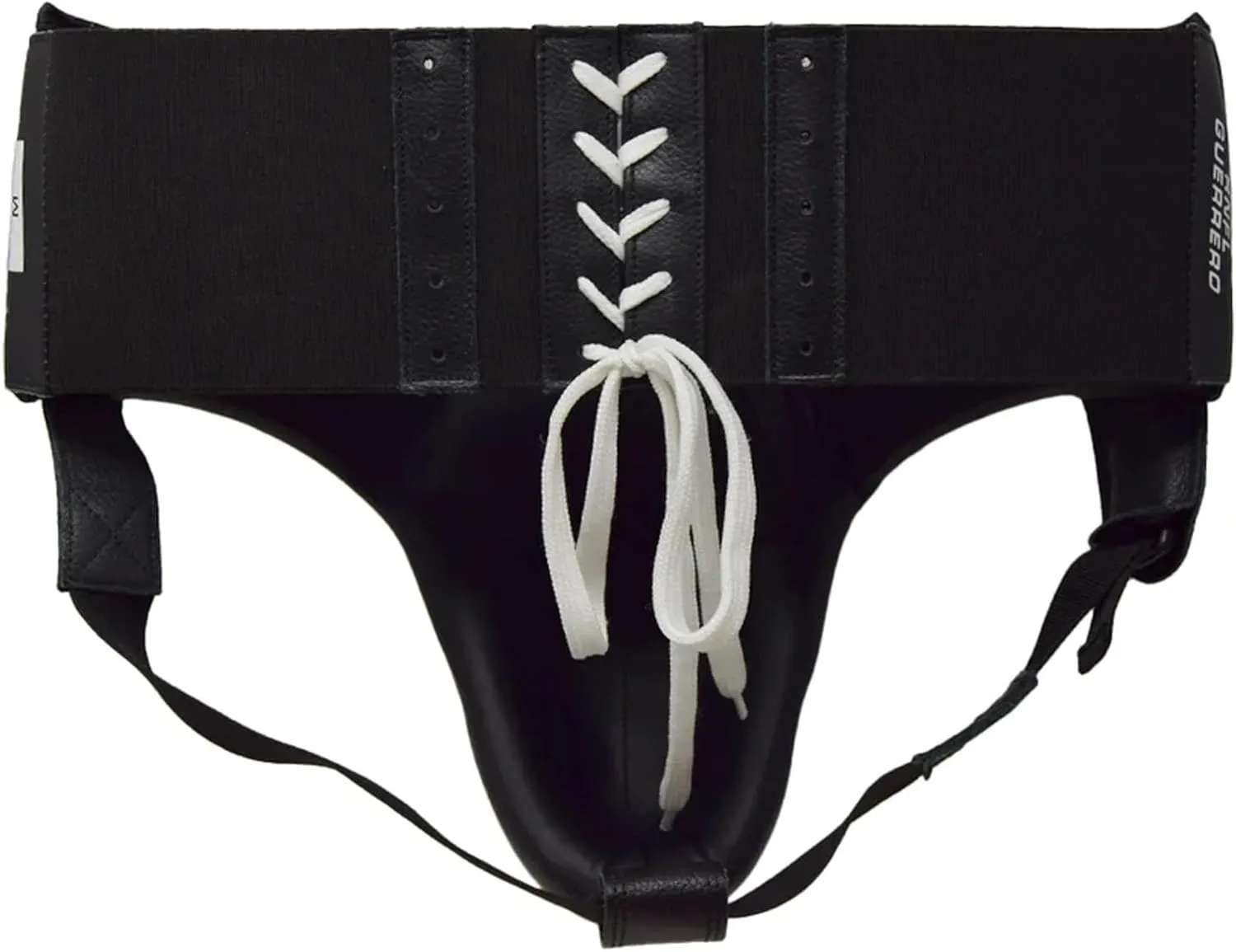 RIVAL Boxing RNFL-Guerrero 180 Groin Protector, Hard Shell Foam Core, Dual Lace Track System for Tailored Fit, Leather Construction