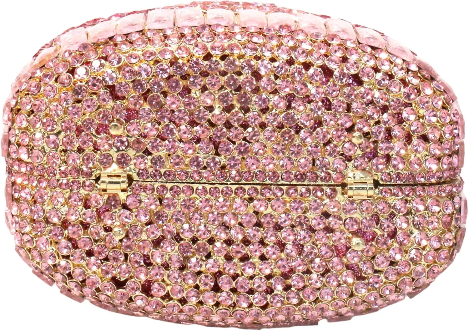RomanticDesign Champagne Bottle Rhinestone Clutch for Women Glitter Crystal Evening Handbag Party Cocktail Wedding Purse