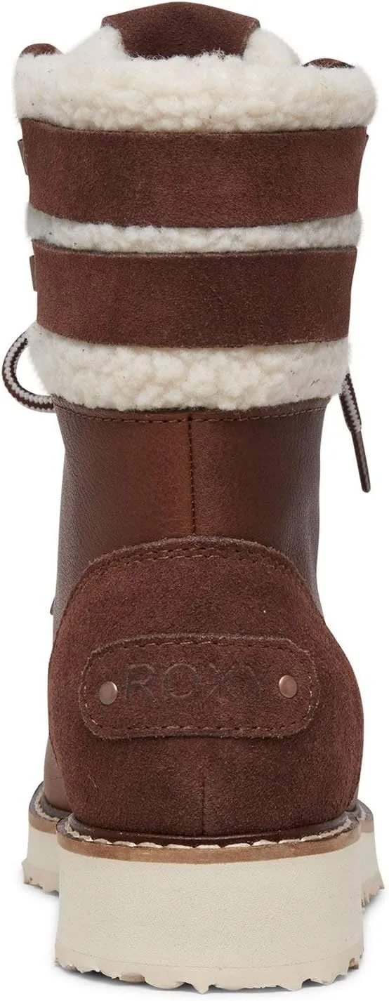 Roxy Women's Brandi Waterproof Leather Boot Fashion