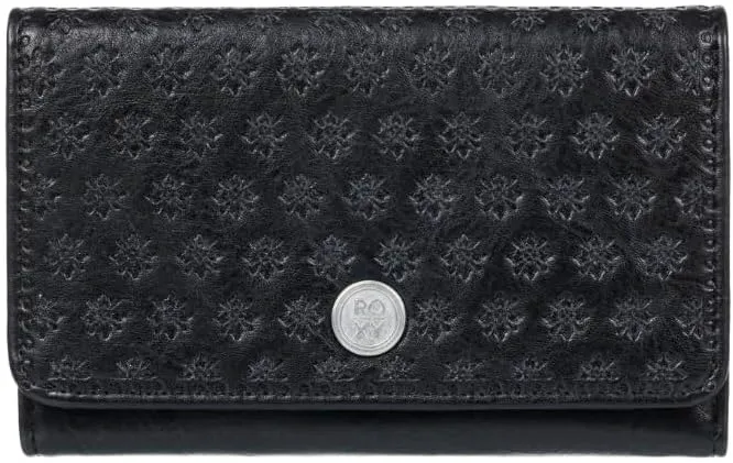 Roxy Women's Wallet | ID Window | Passport Window | Zip Closure | Card Slots | Travel | Everyday Carry | Faux Leather
