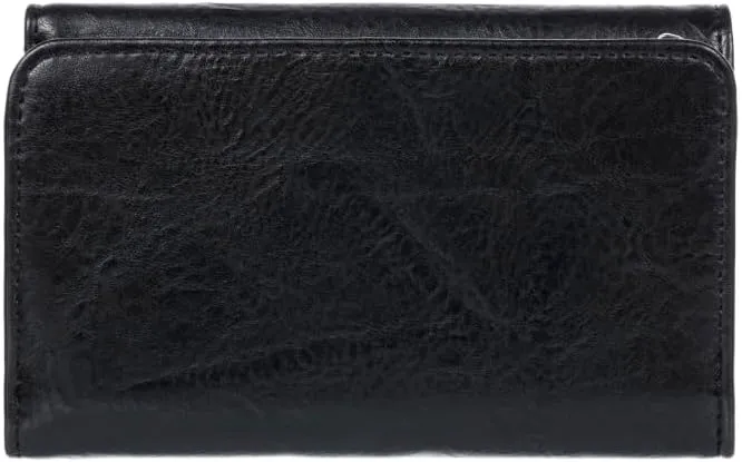 Roxy Women's Wallet | ID Window | Passport Window | Zip Closure | Card Slots | Travel | Everyday Carry | Faux Leather