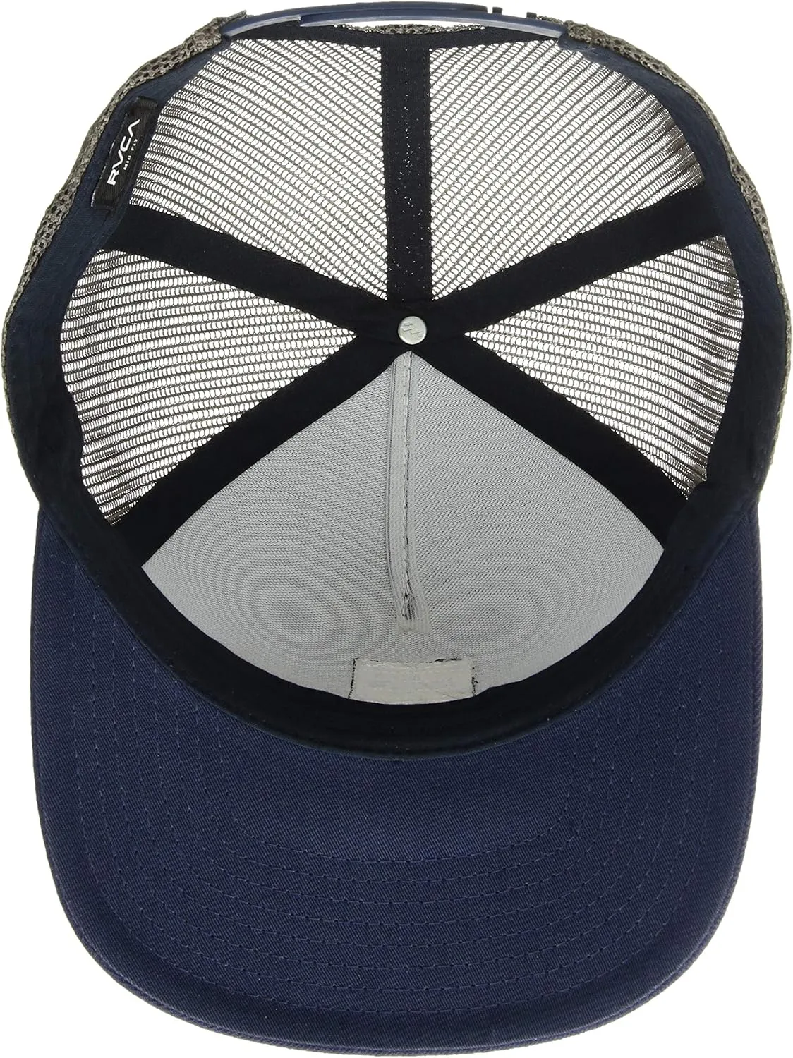 RVCA Men's Curved Bill Snapback Mesh Trucker Hat