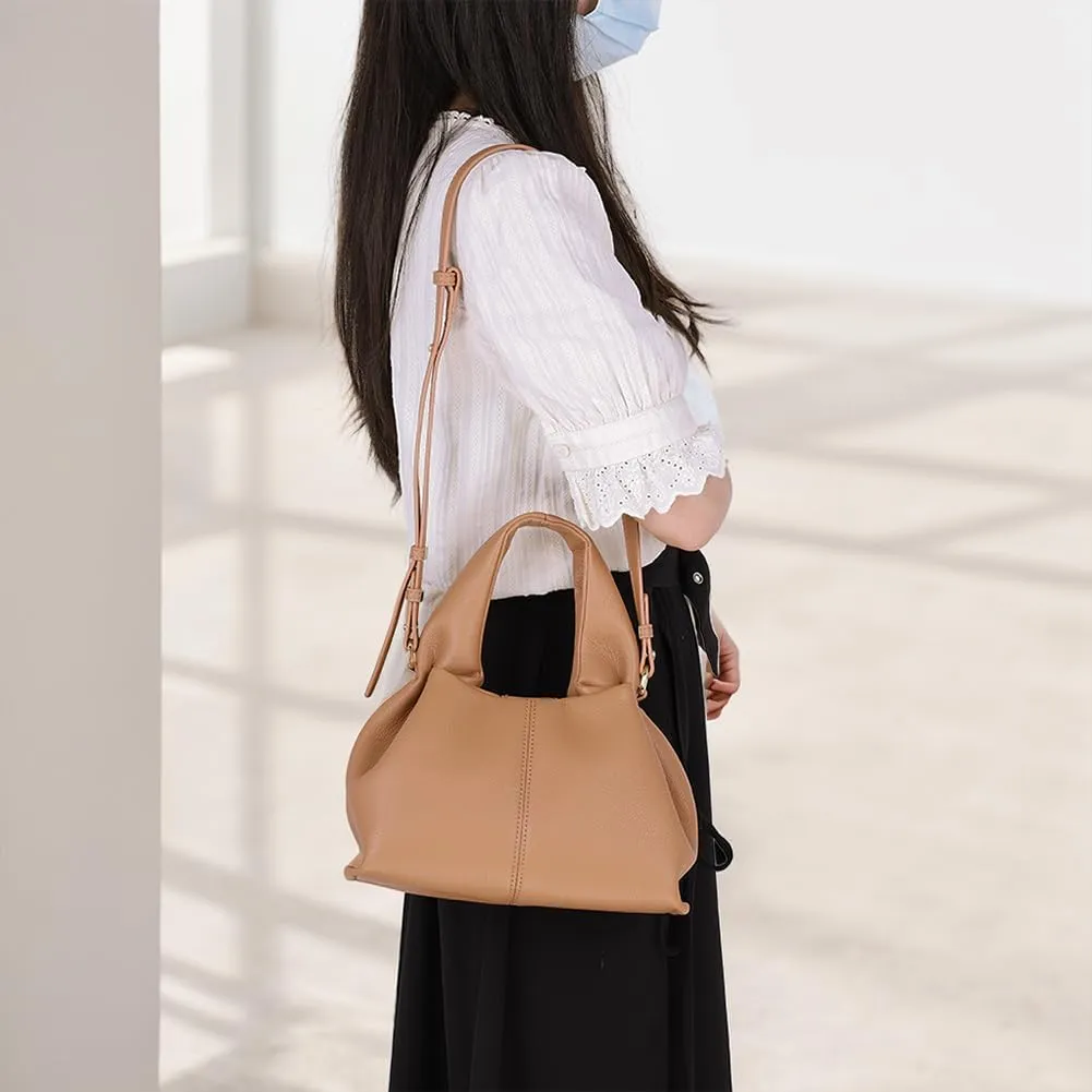 Satchel Purses and Handbags for Women Faux Leather Clutch Purse Cloud Tote Shoulder Bags Fashion Hobo Crossbody Bag