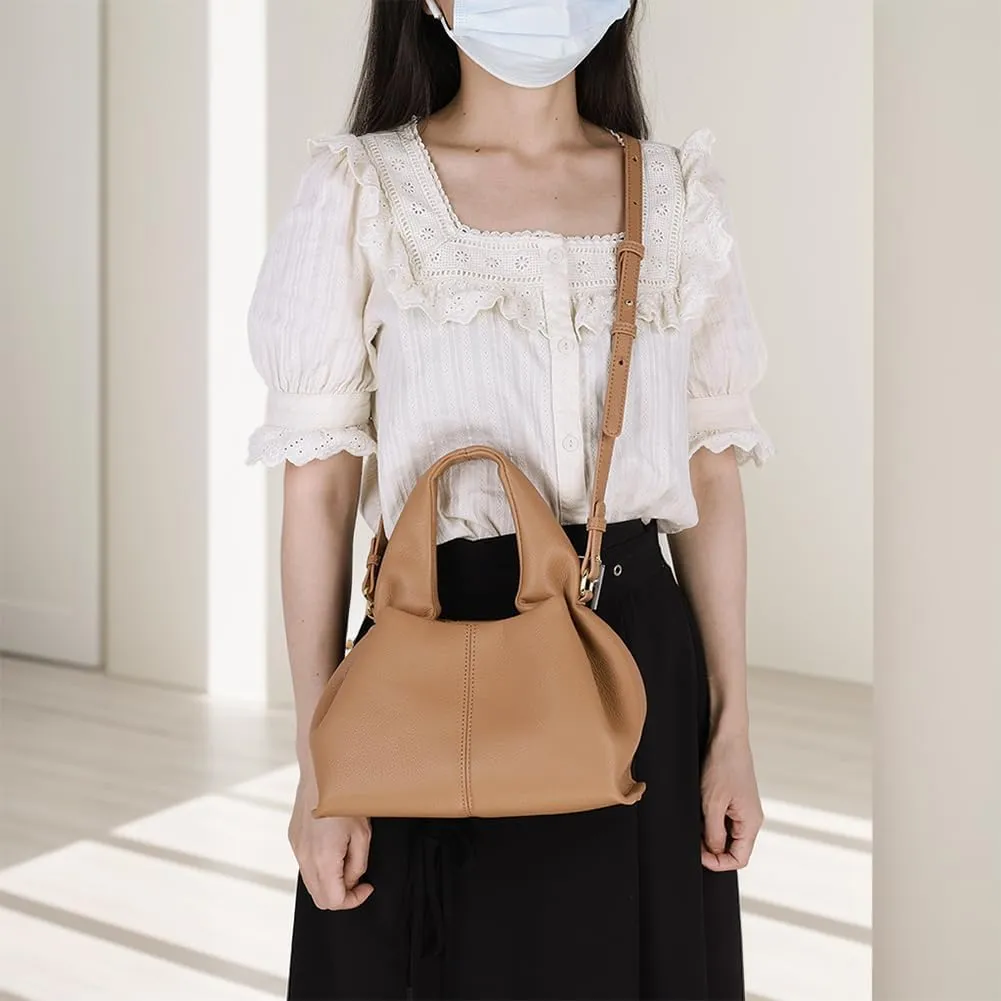 Satchel Purses and Handbags for Women Faux Leather Clutch Purse Cloud Tote Shoulder Bags Fashion Hobo Crossbody Bag