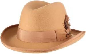 Scala Classico Men's Wool Felt Homburg Hat