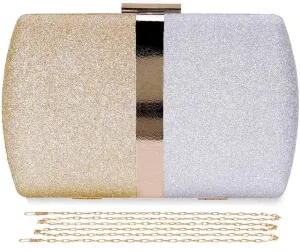 Selight Glitter Clutch Purse for Women Wedding Evening Bag Sparkle Formal Bridal Purse Ladies Prom Cocktail Party Handbag