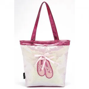 Sequin Ballet Shoe Tote