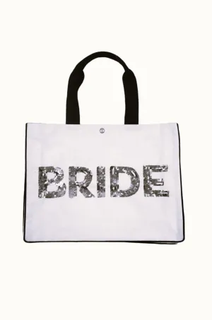 Sequin "BRIDE" Tote Bag