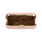 Shimmer Box Clutch With Chain Strap
