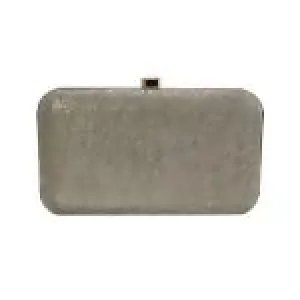 Shimmer Box Clutch With Chain