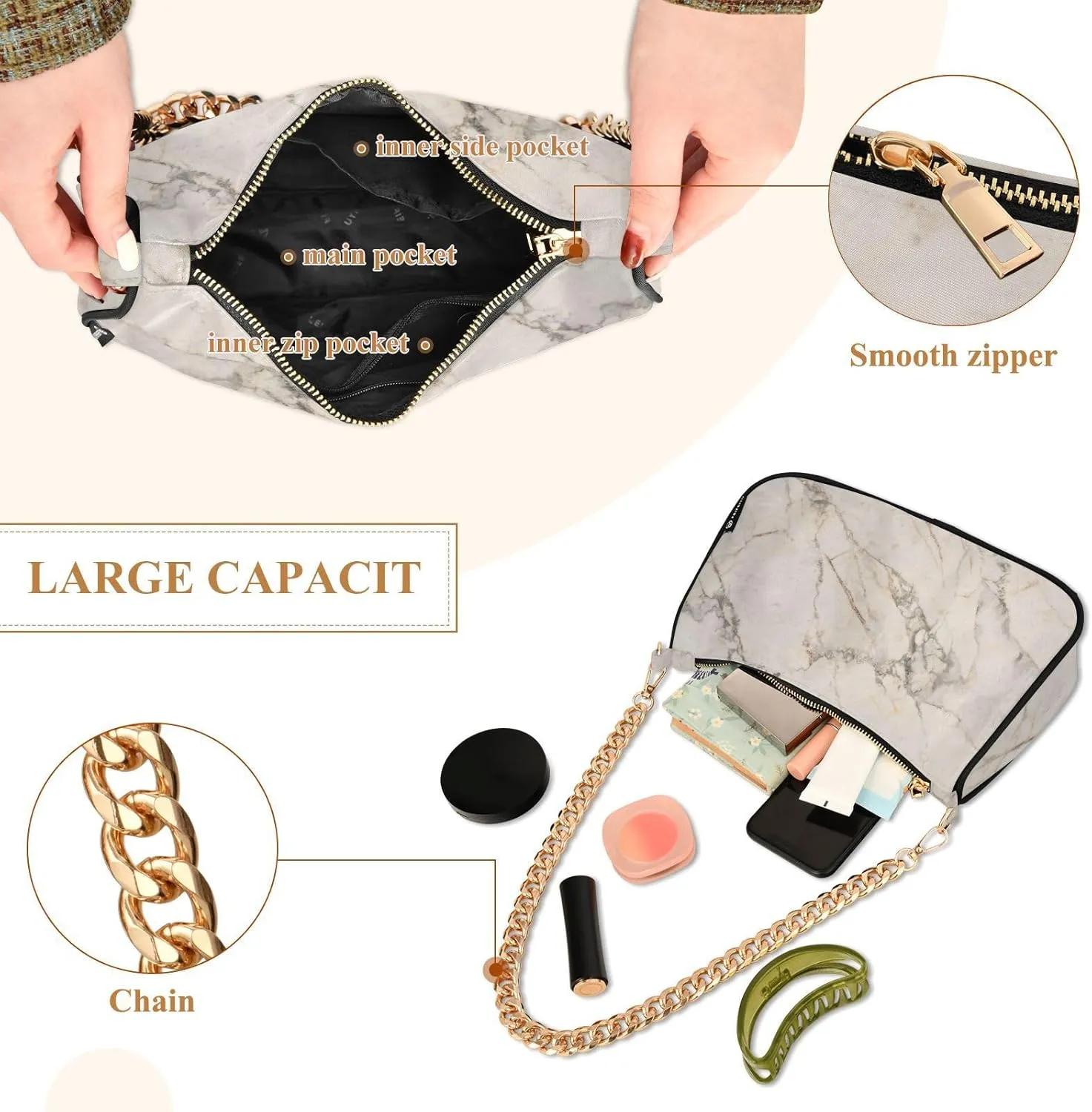 Shoulder Bag Women Clutch Handbag Date Chain Bag Holiday Birthday Valentine Gift