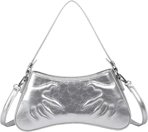 Shoulder Purses for Women, Trendy Purse Clutch Purse Handbag PU Leather Tote Bag Crossbody Bags
