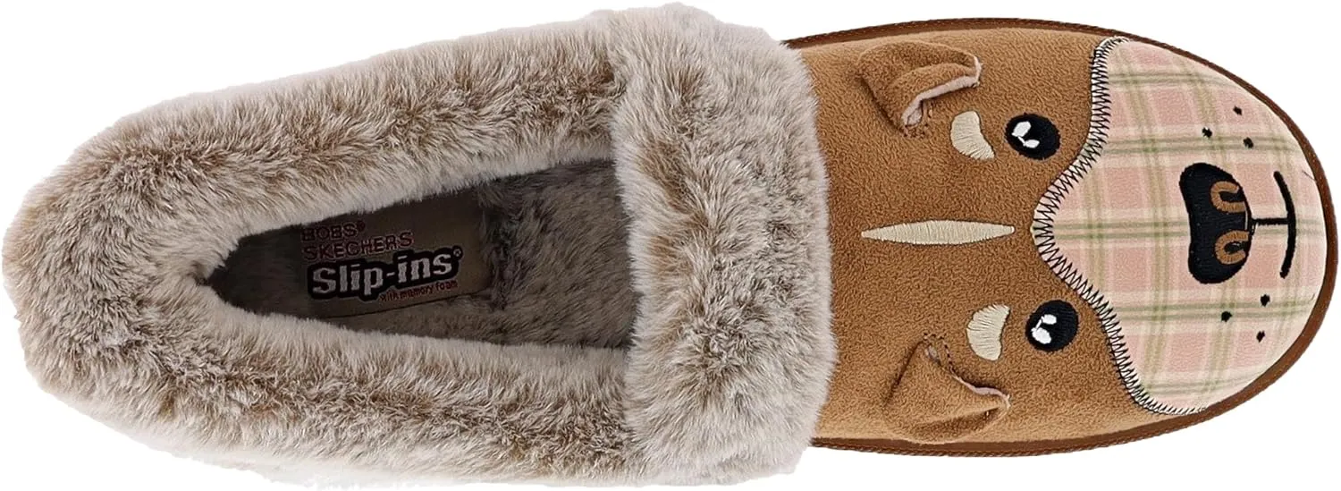 Skechers Women's Bobs Too Cozy- Sweetie Pupz Slippers