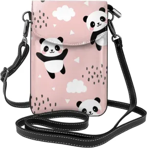 Small Crossbody Bag For Women,Leather Phone Purse Women'S Shoulder Handbags Wallet Purse -Pink Purple Glitter