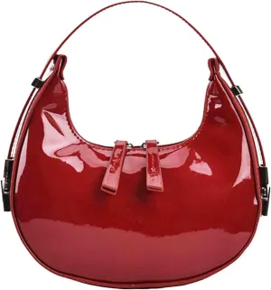Small Purse for women,Trendy Cute Shoulder Bags Small Clutch Hobo Tote Handbag With Double Zipper Closure