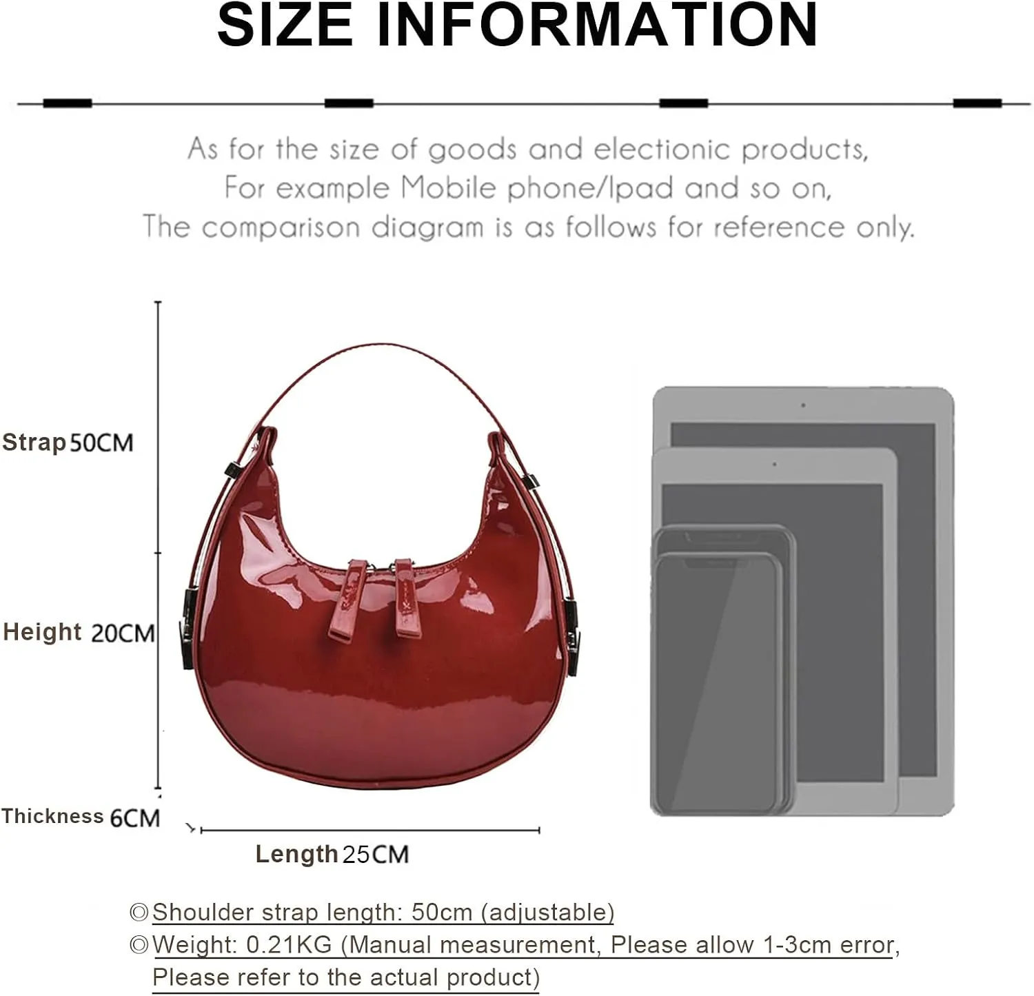 Small Purse for women,Trendy Cute Shoulder Bags Small Clutch Hobo Tote Handbag With Double Zipper Closure