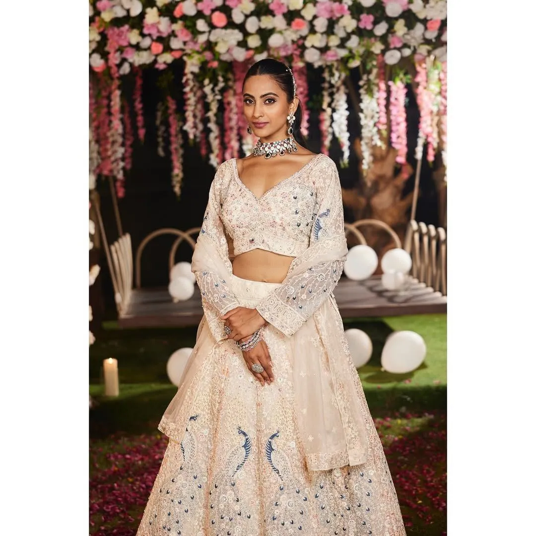Soft Net Heavy Wedding Wear Codding Worked Lehenga  Choli